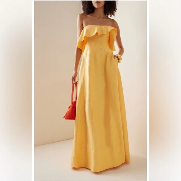 Aje | Dresses | Aje Shallows Ruffled Gown | Poshmark Aje | Dresses | Aje Shallows Ruffled Gown | Poshmark
